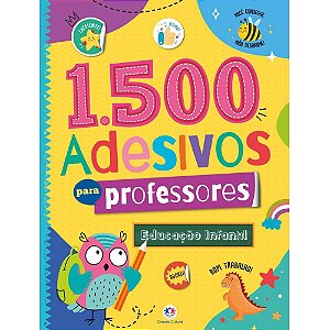 Livro com Adesivos Educação Infantil C/1500ADES.