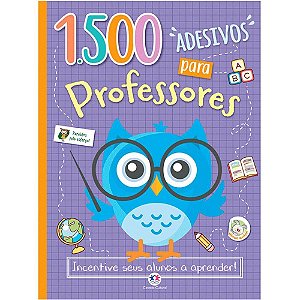 Livro com Adesivos Incentive Seus Alunos com 1500 Unidades Coloridas