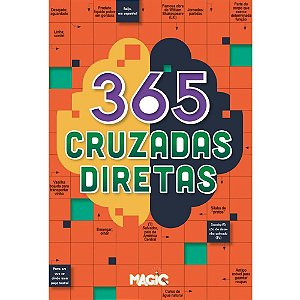 Livro Infantil de Colorir 365 Cruzadas Diretas - 288 Páginas