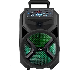 Caixa Acústica Letron Karaoke HIT com LED