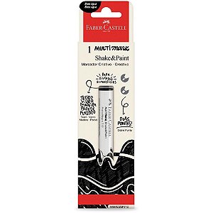 Pincel Marcador Artesanato  S/P Preto Estojo PCT C/02