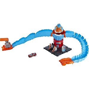 Hot Wheels Pista CITY Nêmesis Gorila Posto de Gasolina