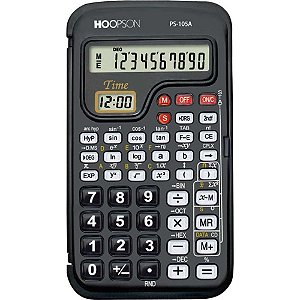 Calculadora Científica 56 Funções 10 Dígitos com Bateria Preta