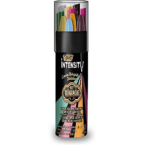 Caneta com Ponta Porosa Intensity Vintage – Estojo com 10 Unidades