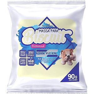 Massa de Porcelana Fria Biscuit 90G Amarelo Solzinho C/12