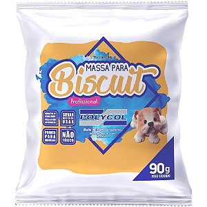 Massa de Porcelana Fria Biscuit 90G Pêssego Caixa com 12