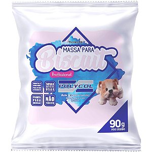 Massa de Porcelana Fria Biscuit 90G Rosa Ternurinha CX.C/12