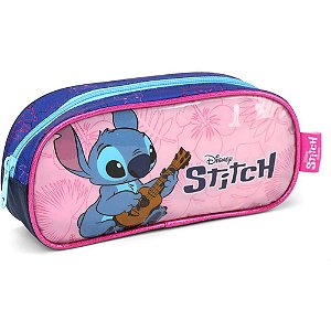 Estojo Tecido STITCH 1ZÍPER Roxo