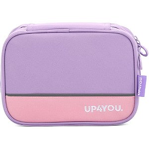 Estojo de Tecido UP4YOU 1 Zíper Roxo
