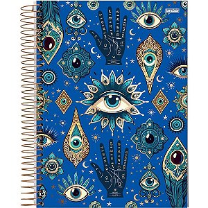 Caderno 01X1 Capa Dura MYSTIC 80FLS. PCT.C/04