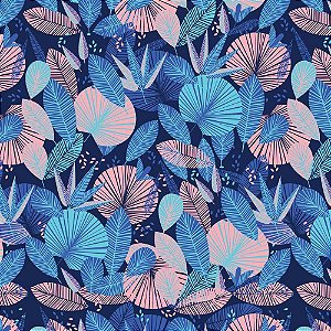 Papel de Presente Bobina Couchê 60CM Flores Diversas 100M