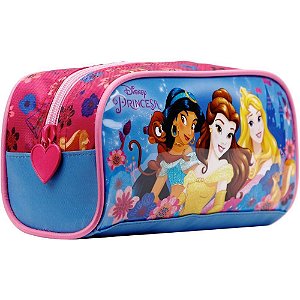 Estojo PVC Princesas com 1 Zíper