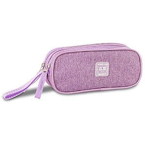 Estojo Tecido Clio STYLE Liso 2ZIP. (S)