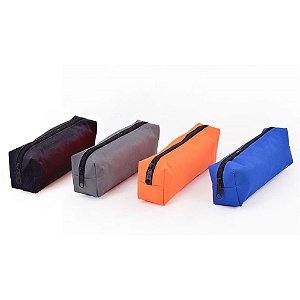 Estojo Tecido Simples Cores Solidas 1ZÍPER(S