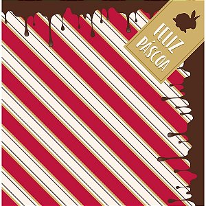 Embalagem P/OVO de Páscoa 44X44CMGANACHE PCT com 25