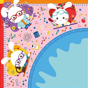 Embalagem P/OVO de Páscoa 35X35CM Cientista Rosa PCT C/ 25