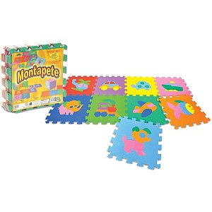 Tapete em EVA Figuras Coloridas 9PLACAS