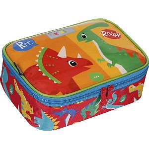 Estojo Tecido BOX Container KIDS Dinos