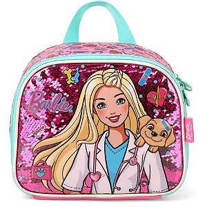 Lancheira Térmica Barbie MAO/COSTA PINK