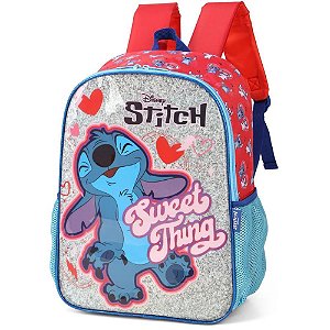 Mochila Infantil STITCH G Vermelha