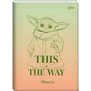 Caderno Brochurão Capa Dura Disney 100TH 80 Folhas - Pacote com 05