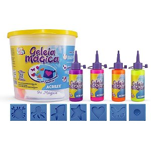 Slime Geleia Mágica 4 Cores Sortidas