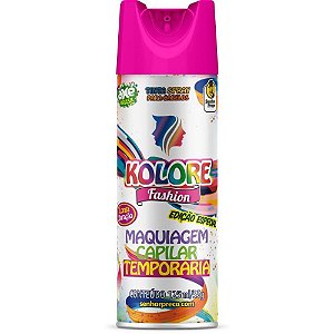 Pinta Cabelo 125ML Kolore Fashion PINK CX com 24