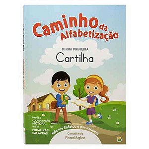 Livro Cartilha Caminho da Alfabetização - 96 Páginas, 20X27CM