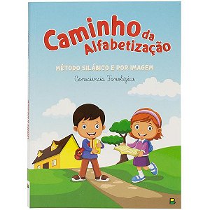 Livro Cartilha Caminho da Alfabetização - 96 Páginas, 20X27CM