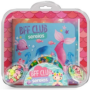 Livro Brinquedo Ilustrado BFF Sereias com Miçangas