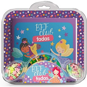 Livro Brinquedo Ilustrado BFF Fadas com Miçangas