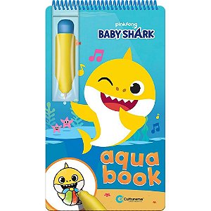 Livro Aquabook BABY SHARK 24,5X14CM 10 Páginas