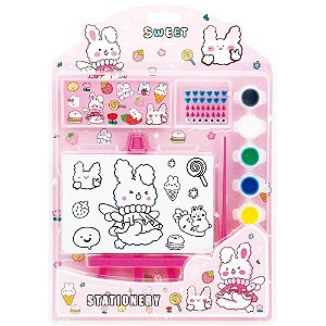 Kit Escolar RS/LL C/3PÇS e Adesivos