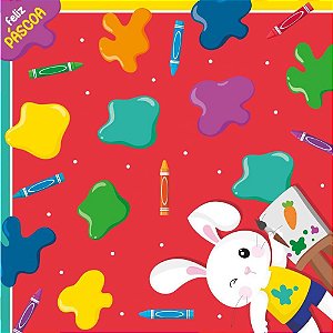 Embalagem P/OVO de Páscoa 24X24CM Pintura Vermelha PCT C/ 25