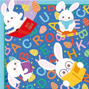 Embalagem P/OVO de Páscoa 24X24CM ABC Azul PCT com 25