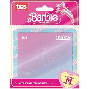 Bloco de Recado Autoadesivo Barbie THE Movie 75X75MM 50FLS