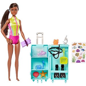 Barbie Profissões Bióloga Marinha
