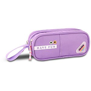 Estojo Tecido Clio Have FUN 2ZIP. SORT