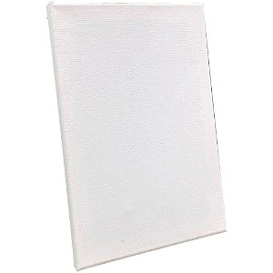 Tela para Pintura 20X30CM com Moldura de Madeira - Pacote com 6 Unidades
