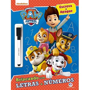 Livro de Atividades Escreva e Apague Patrulha Canina