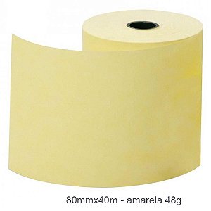 Bobina Térmica 80MMX40M Amarela KPH 48G CX com 30