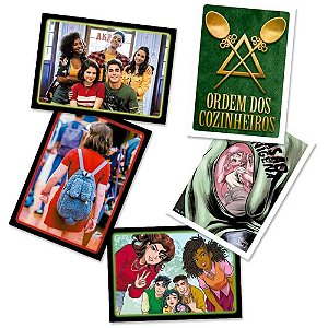 Figurinhas Turma da Mônica Jovem - Envelope com 5 - Display com 200