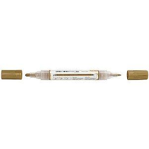 Pincel Marcador para Artesanato Multimark Ouro - Pacote com 6 Unidades