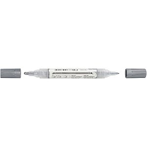 Pincel Marcador para Artesanato Multimark Prata - Pacote com 6