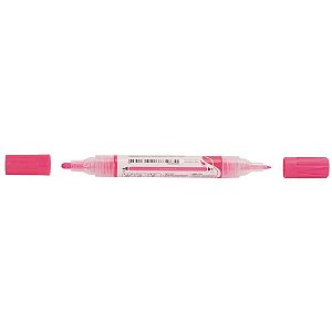 Pincel Marcador Artesanato Multimark Rosa Neon - Pacote com 6 Unidades