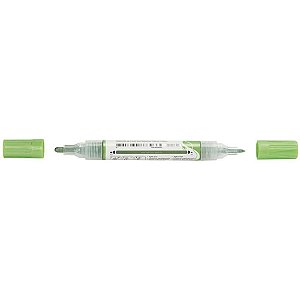 Pincel Marcador Artesanato Multimark Verde Metálico - Pacote com 6