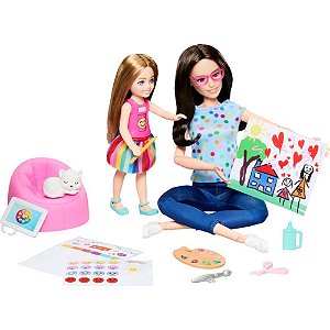 Barbie Profissões Conjunto Boneca Terapeuta de ARTE
