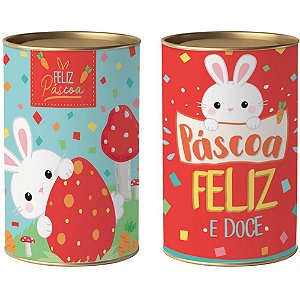 Embalagem para Presente Páscoa Lata Rigida 250G (S)  PCT com 12