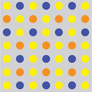 Embalagem P/OVO de Páscoa 32X32CM. Poa Color Amarelo  PCT com 25