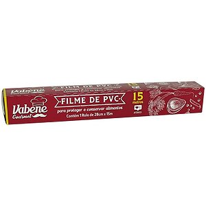 Plástico para Alimentos Filme PVC 28CM X 15M